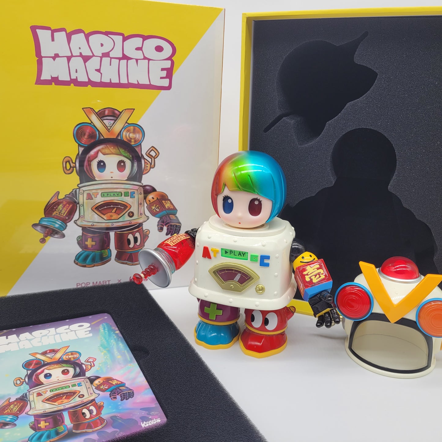 ETTV POPMART HAPIKO Machine by Yosuke Ueno 200% Figurine Collectible Toy Action Figure