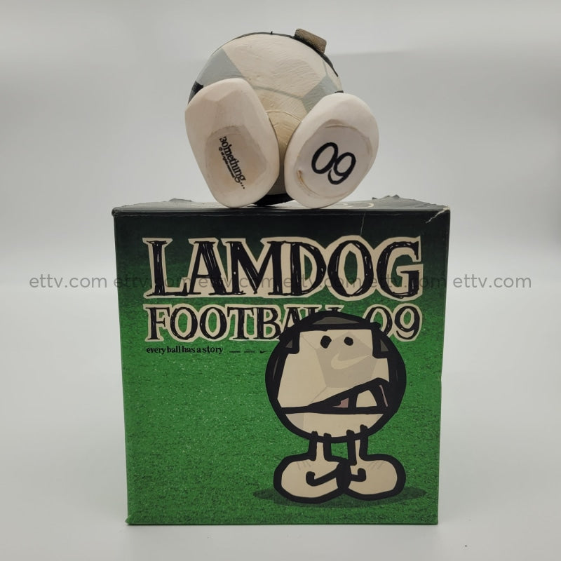 Ettv Michael Lau Crazysmiles 2005 Lamdog Football 09 Lamball Signed+Remarque Sketch By Art Toys