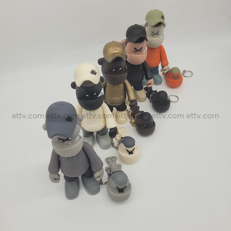Ettv Michael Lau Pldg Prototype Lamdog System 5-Piece Set Designer Toys