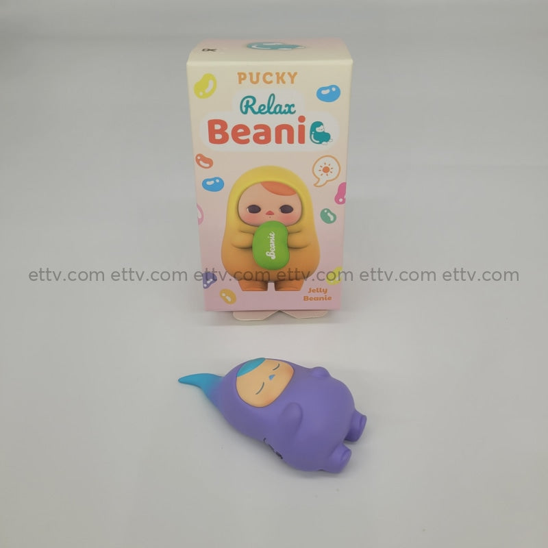 Ettv One Little Planet Pucky Relax Beanie (Sleeping) Signed+Hand Drawn Sketch Art Toys