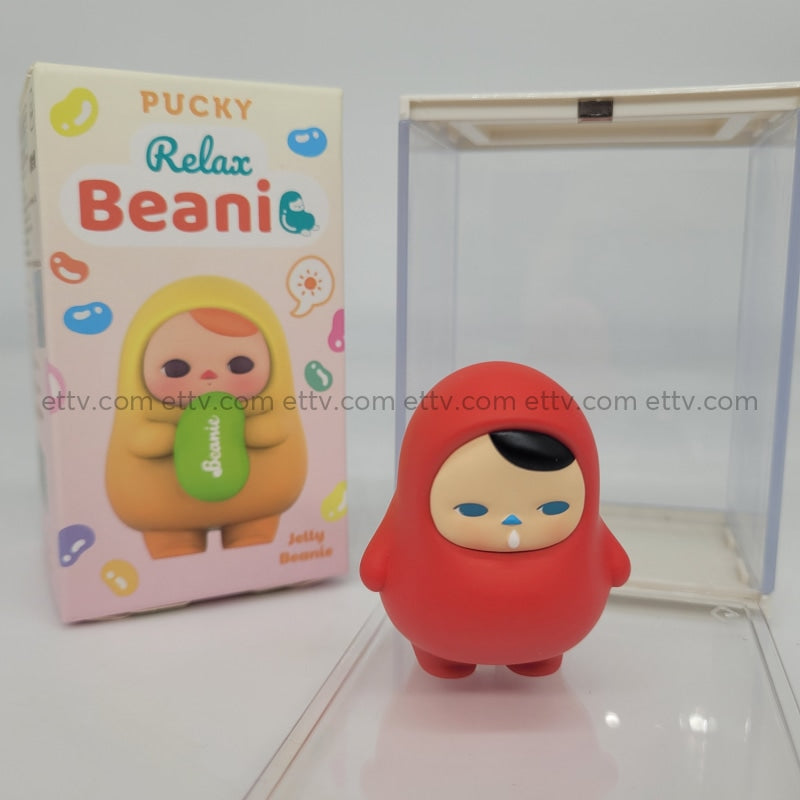 Ettv One Little Planet Pucky Relax Beanie (Sleepy) Signed+Hand Drawn Sketch Art Toys
