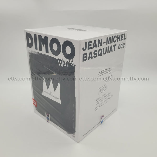 ETTV POPMART Dimoo X Jean Michel Basquiat rare SIGNED two signatures b