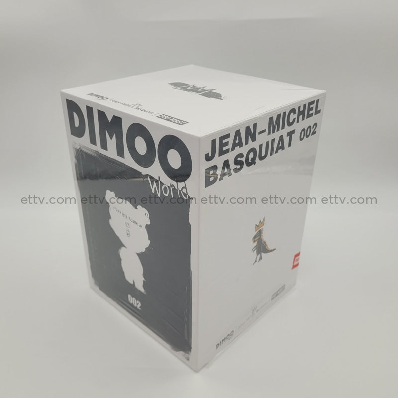 ETTV POPMART Dimoo X Jean Michel Basquiat rare SIGNED two signatures b