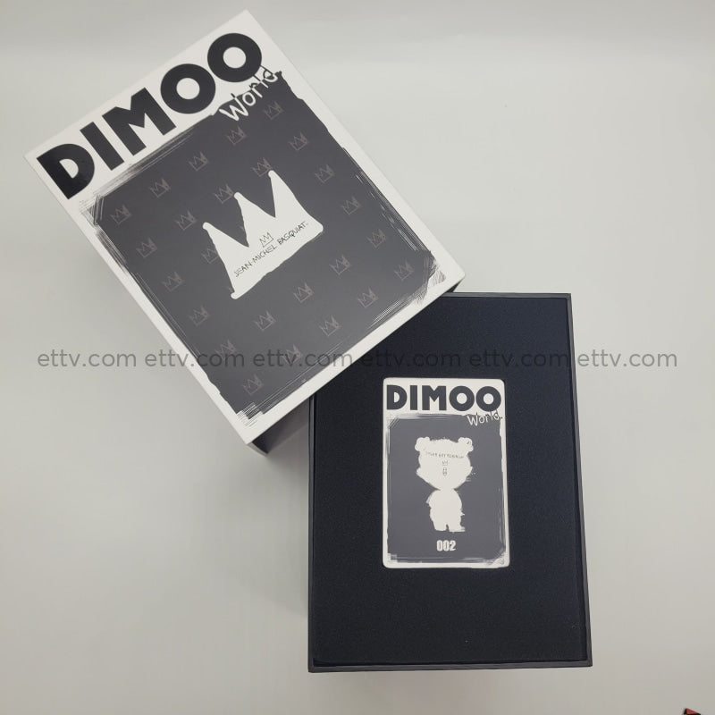 ETTV POPMART Dimoo X Jean Michel Basquiat SIGNED by Artist Ayan Deng