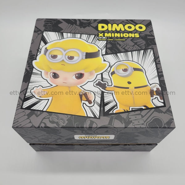 ETTV POPMART Dimoo X Minions Bruce Lee SIGNED by Artist Ayan Deng