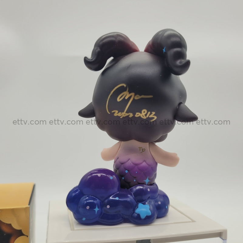 Ettv Popmart Dimoo Zodiac Series Signed By Artist Ayan Deng (Capricorn) 1Pc Art Toys