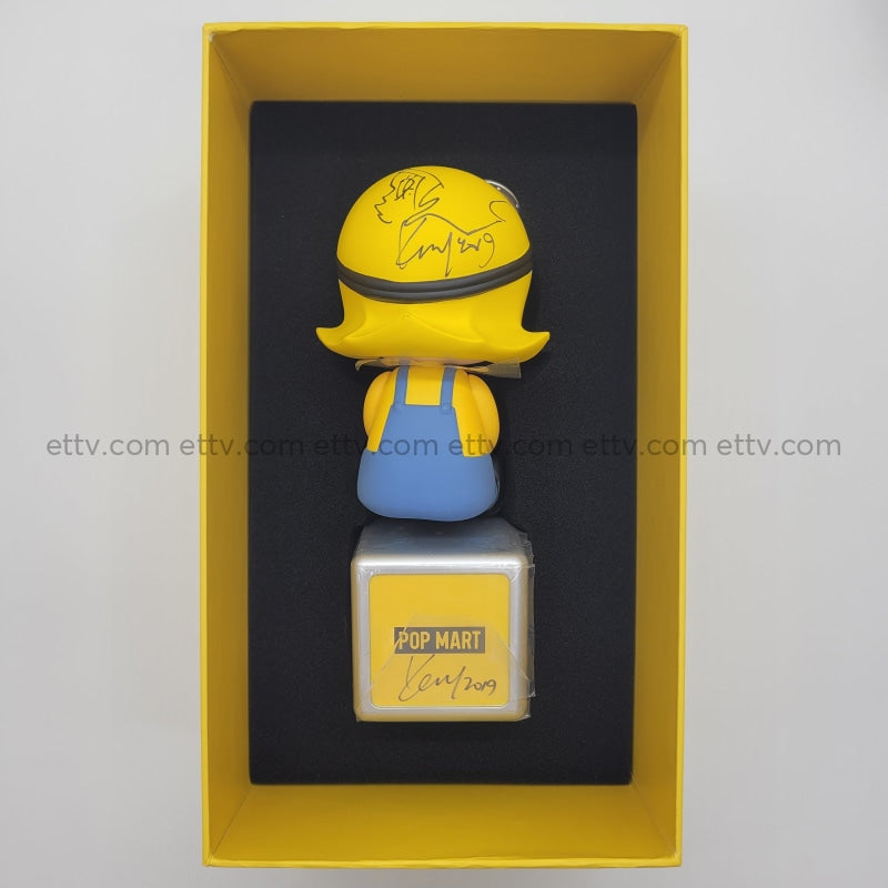 Ettv Popmart Kennyswork Minions Molly Signed+Remarque Hand Drawn Sketch By Kenny Wong Art Toys