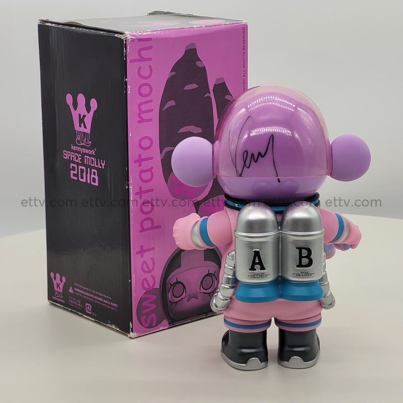 Ettv Popmart Kennyswork Space Molly Sweet Potato Mochi (Signed By Kenny Wong) Rare Art Toys