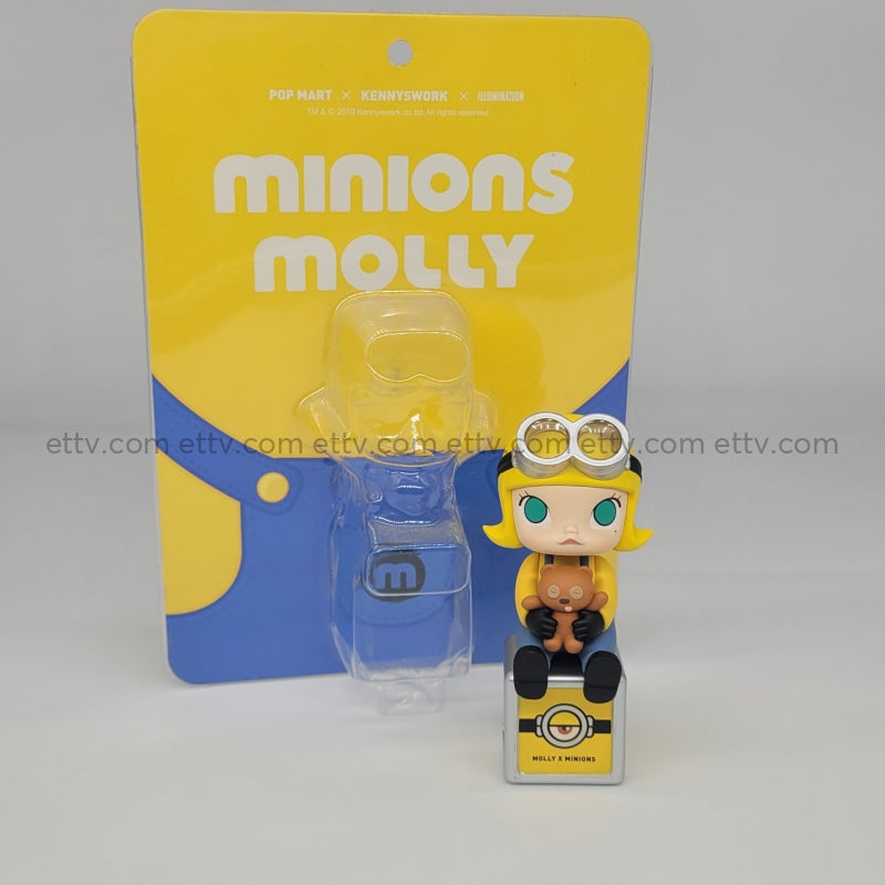 Ettv Popmart Minions Molly Mini Figure Signed By Kenny Wong Art Toys