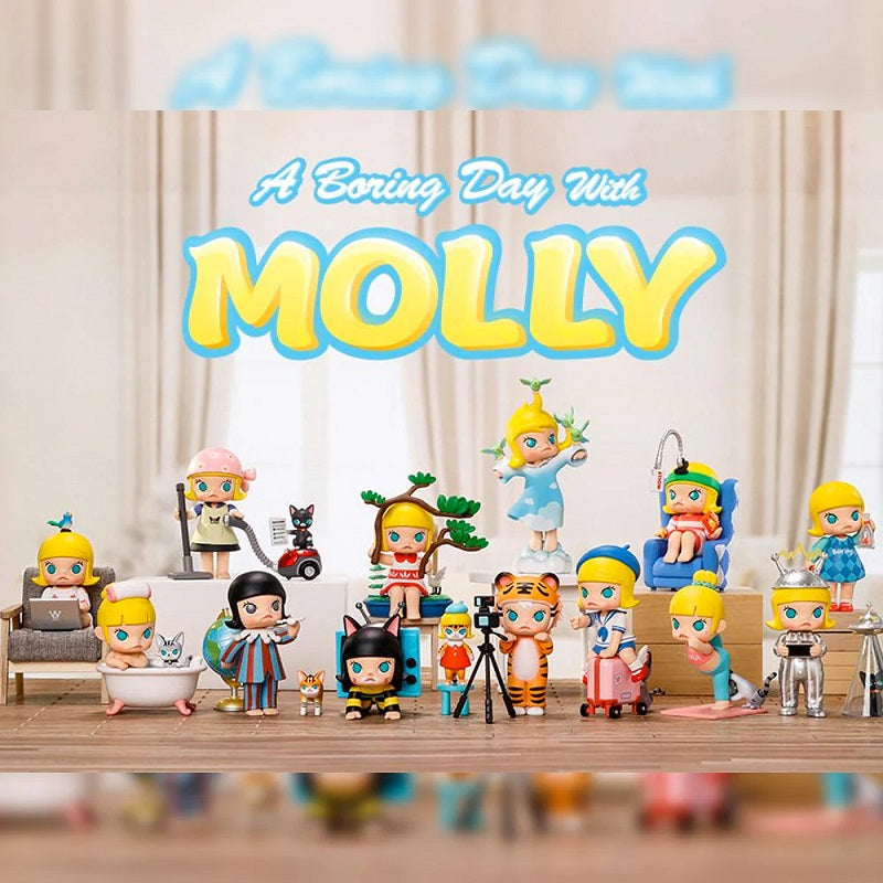 POPMART MOLLY A Boring Day with Molly Blind Box Series (#1 Bubble Bath Time) 1pc