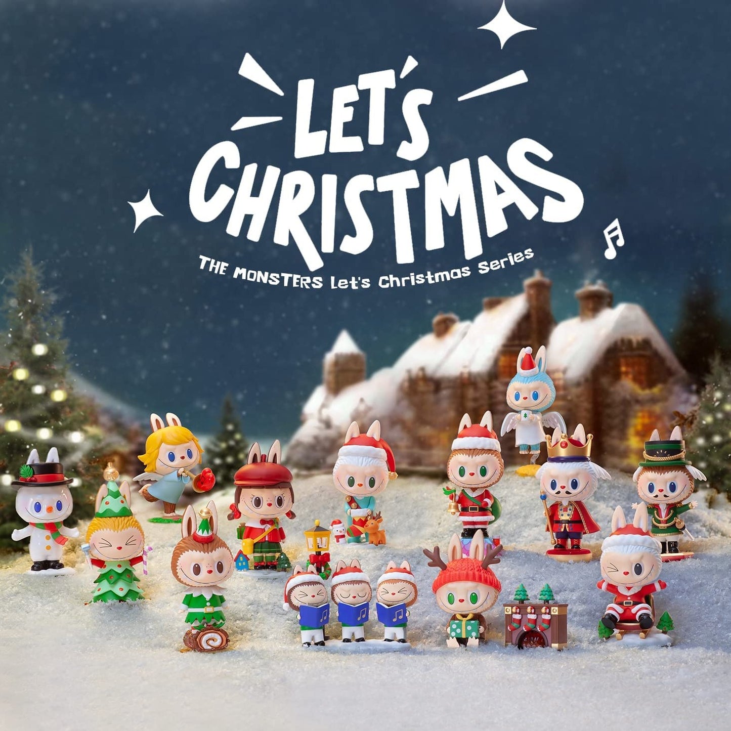 POP MART LABUBU The Monsters Let's Christmas Series Blind Box