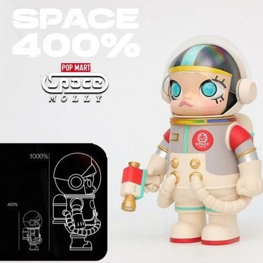 ETTV POPMART MEGA COLLECTION 400% SPACE MOLLY Kennyswork (The Girl from the Earth) RARE